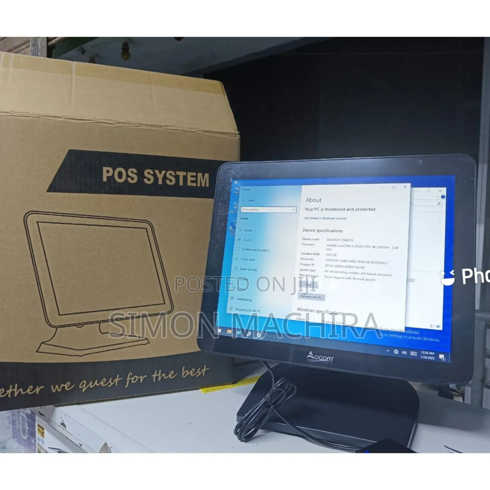 All in One Pos System Touch Screen 4th Gen