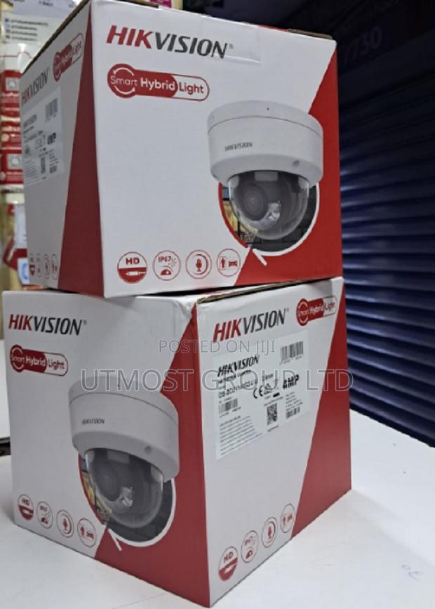 Hikvision 4 Mp Acusense Smart Hybrid Light Fixed Bullet Network Camera - main view