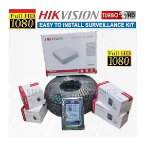Real Time Capture Hikvision 4 1080p CCTV Security Cameras System Kit