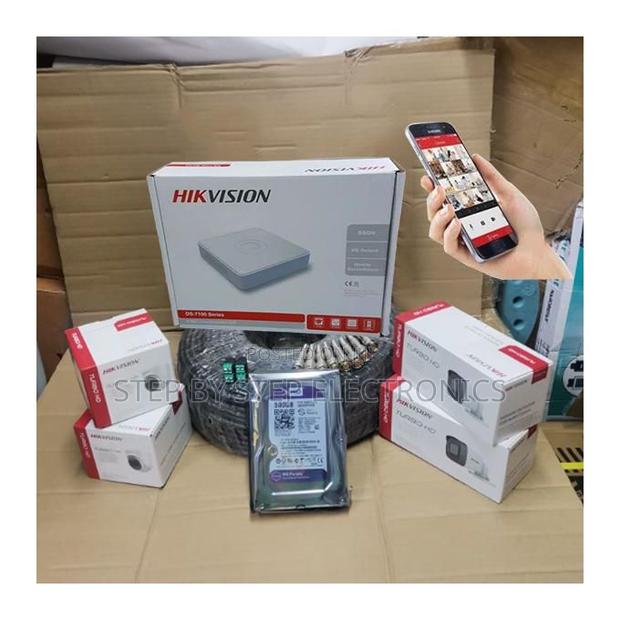 Hikvision 4(2 Domes,2 Bullets) 1080p Full Hd CCTV Cameras System Kit - main view