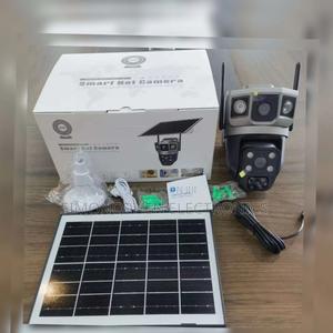 Triple Lens 4g Floodlight Solar Ptz Camera - main view