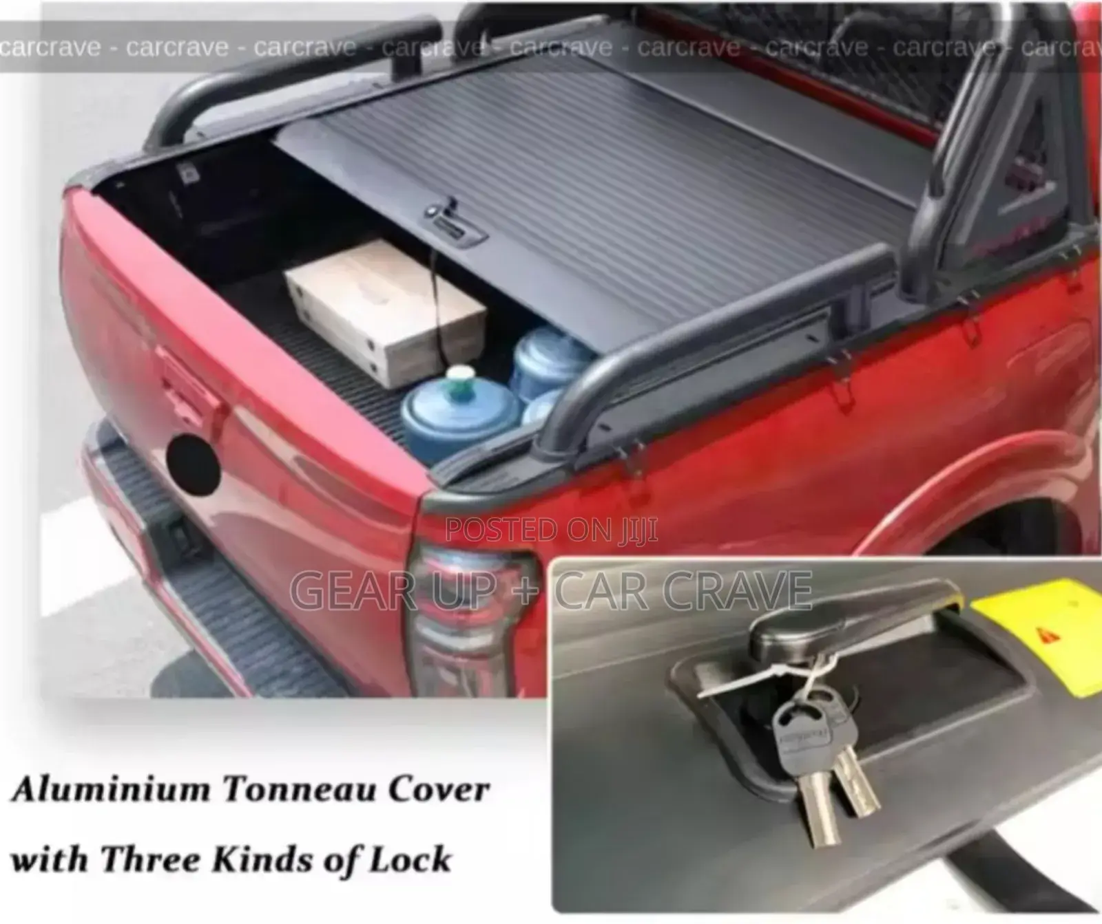 Manual Roller Cover for Hilux Double Cab Free Installation