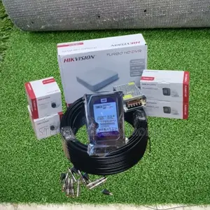 24/7 Surveillance Hikvision 4 Cameras 1080p CCTV Security System Kit