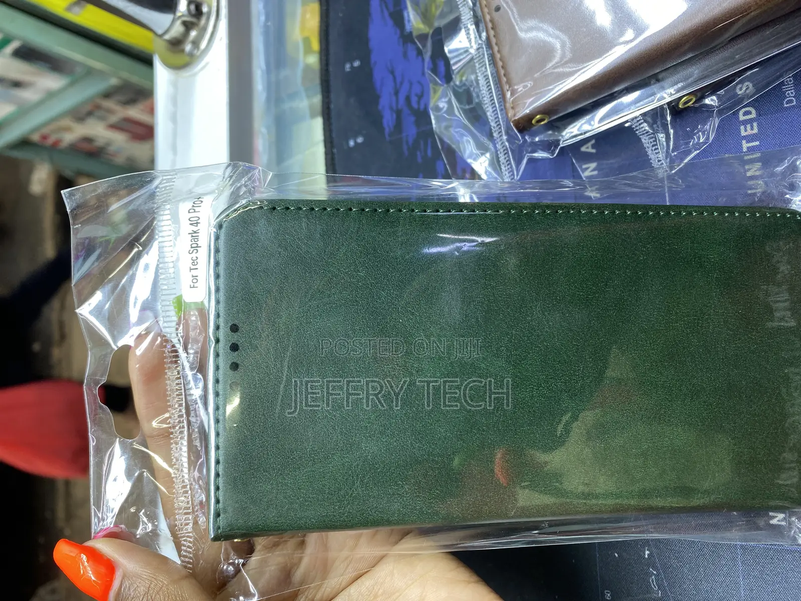 Agelim Tecno Camon 40 Pro Plus Pu Leather Phone Case With Card Slot