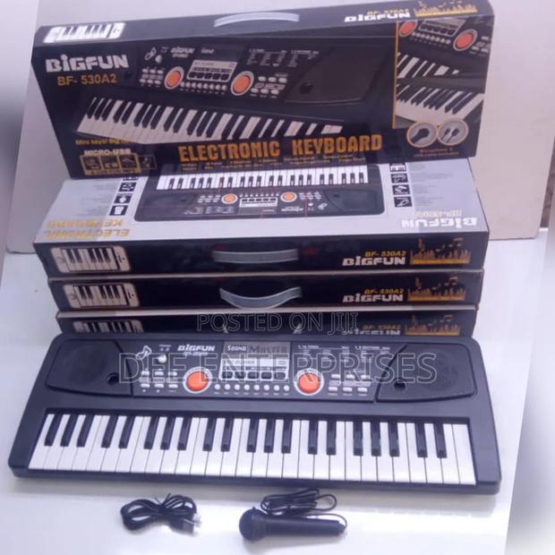 49 Keys Piano With Microphone and Charging Cable