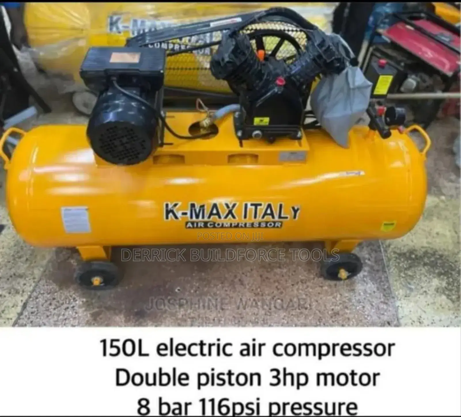 150l K-Max 3hp Electric Air Compressor