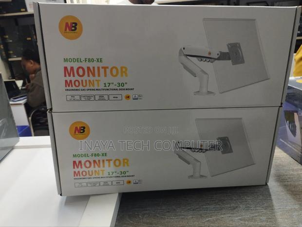 Nb-F80-Xe Gas Spring Monitor Arm 17" to 30" Adjustable Desktop Mount