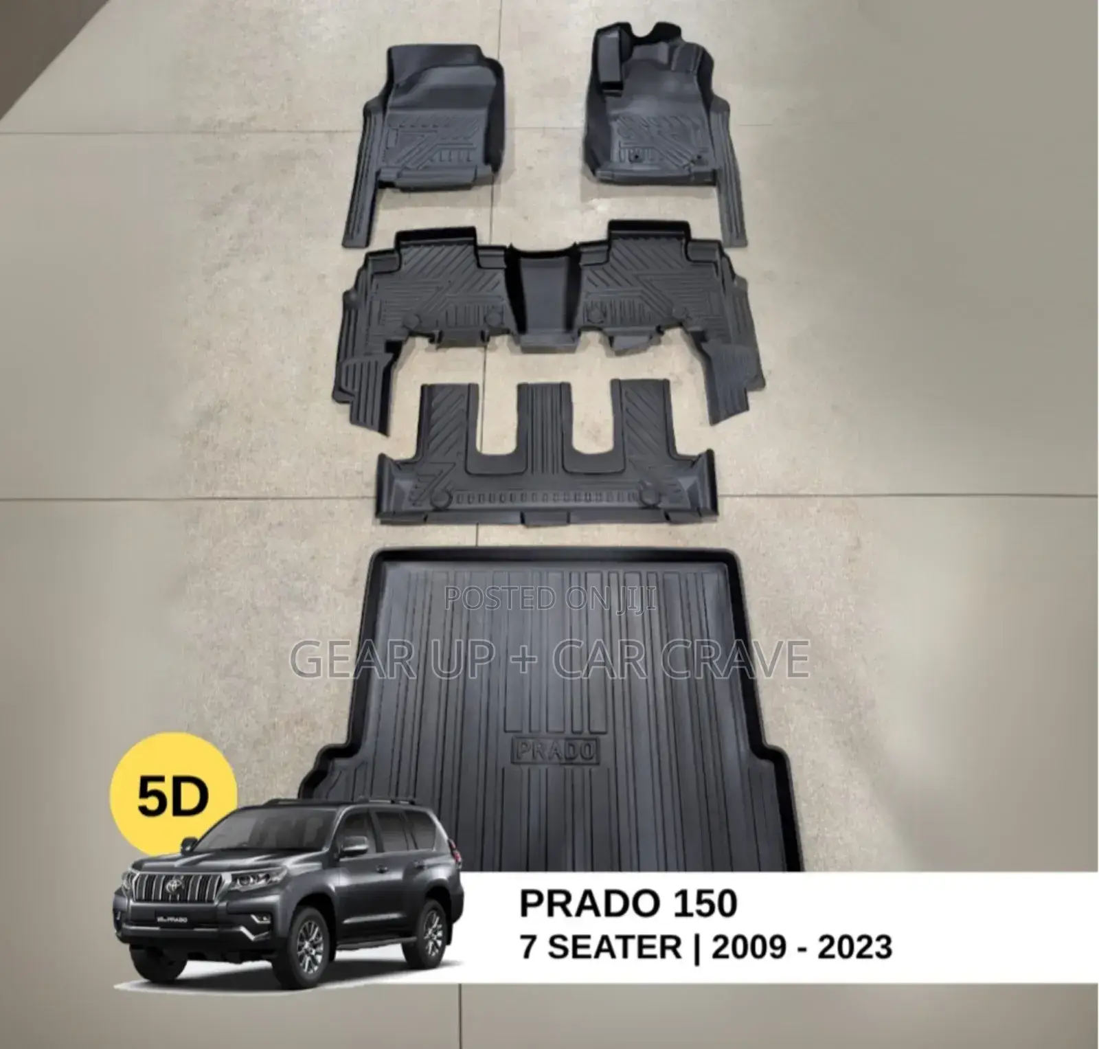 Toyota Prado 5d Floor Mats