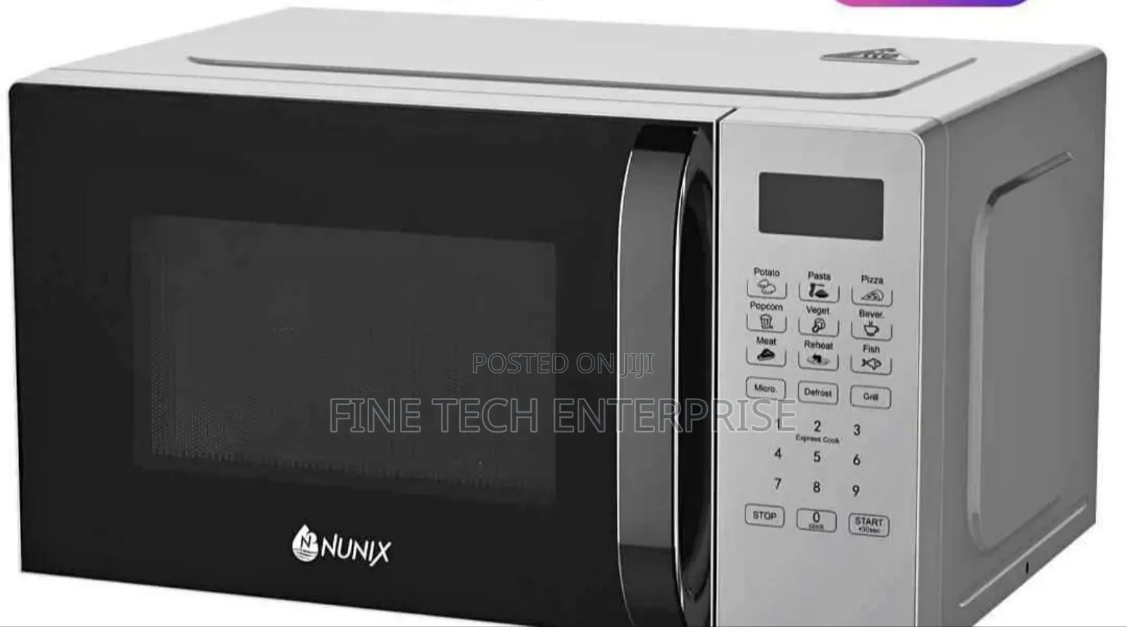 New Model 20 Litres Nunix Digital Microwave With Grill