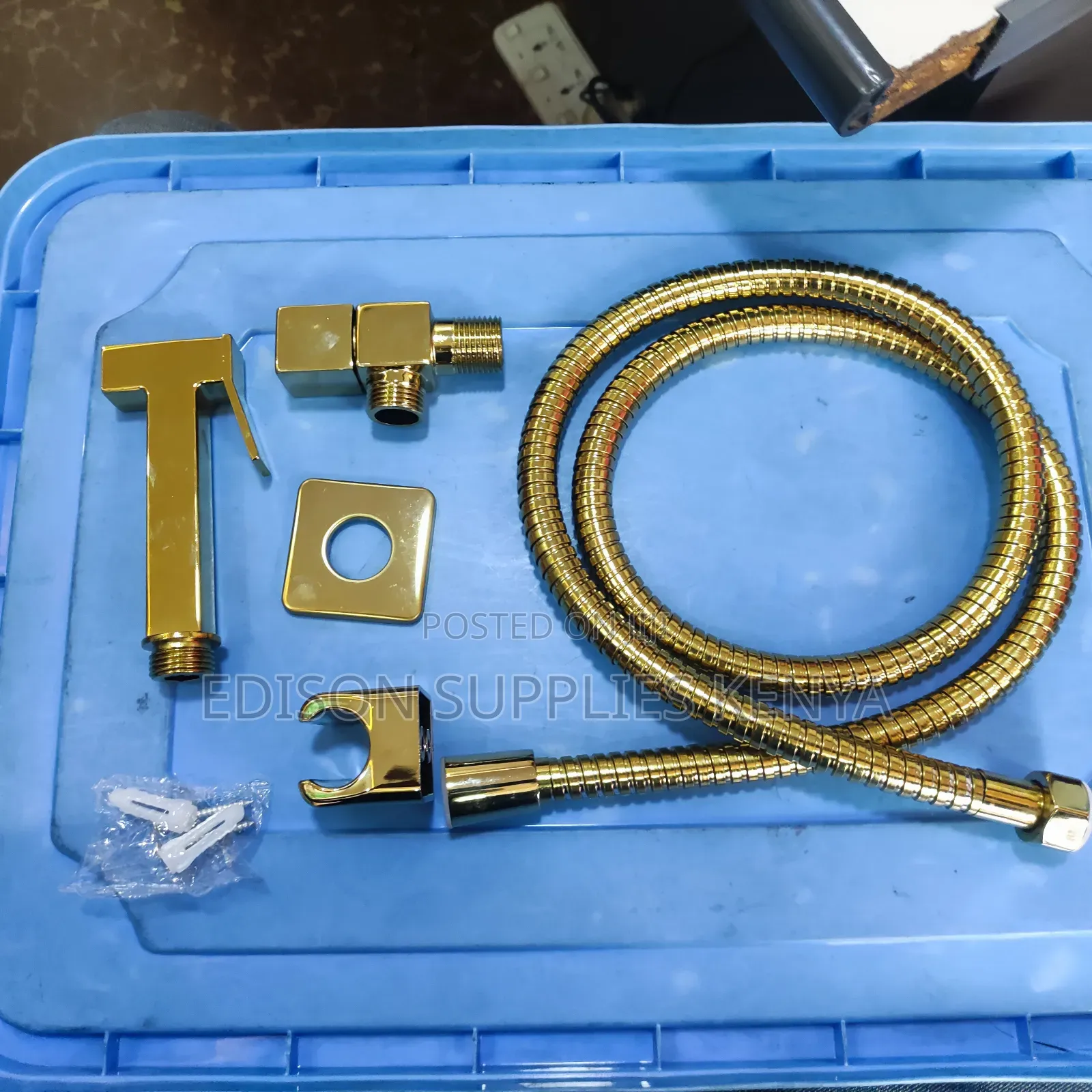 Gold Arabic Shower With Angle Valve Bathroom Bidet Sprayers Premium