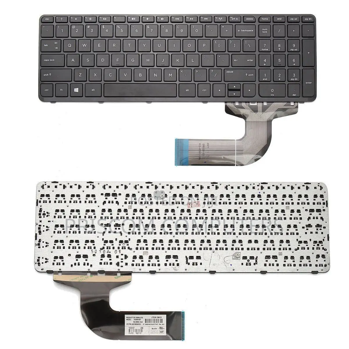 Laptop Keyboard for Hp 240 G2 G3 245 G2 G3 246 G2 G3 Series With Frame