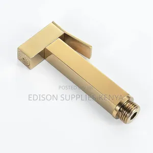 Gold Arabic Shower With Angle Valve Bathroom Bidet Sprayers Premium