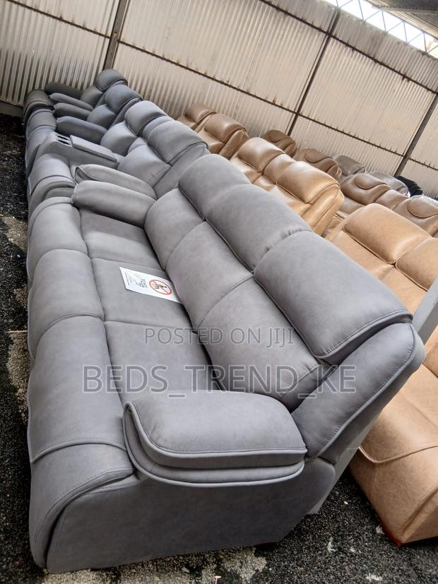 Economical 7 Seater Semi Recliner Sofa 3,2,1,1