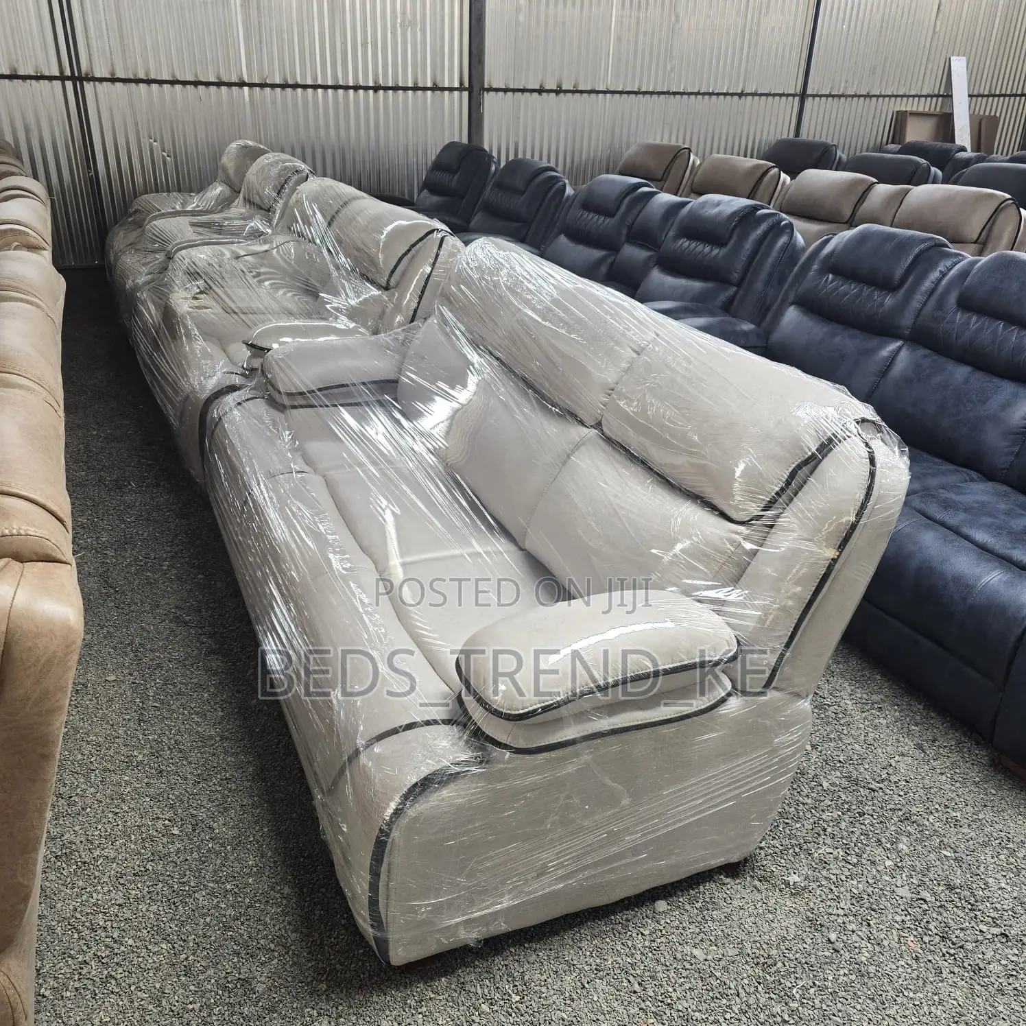 Lavish 7 Seater Semi Recliner Sofa 3,2,2