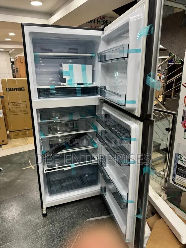 Sharp 480l Non Frost Fridge( Black Color ) - main view