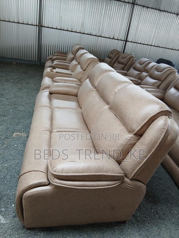 Well-Crafted 7 Seater Semi Recliner Sofa 3,2,1,1