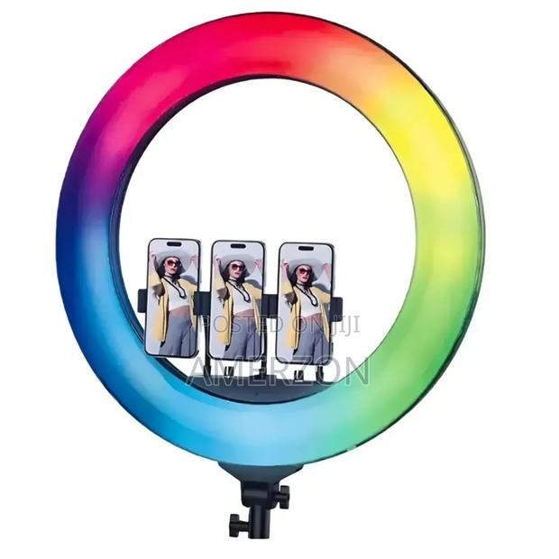 Plokama R56 Pro Soft Led RGB Ring Light 56cm - 360° Rotating