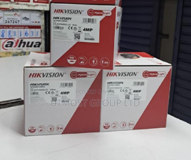 New Hikvision 4mp Ip Network Bullet Camera, 30m Ir |Smart Hybrid Light - main view