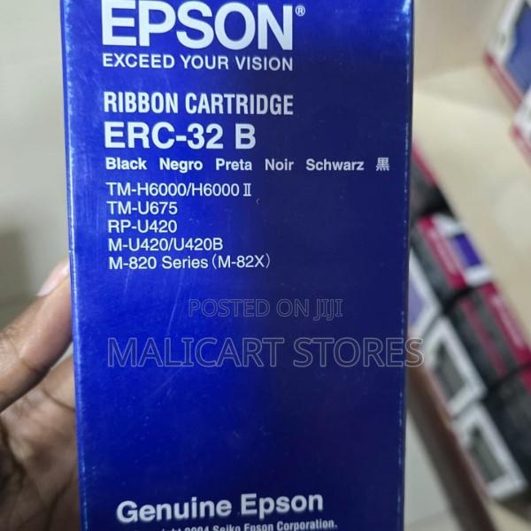 Epson Erc 32b Black Ribbon Cartridge