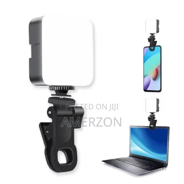Video Light With Clip and 3 Cold Shoe Connector - thumbnail 2