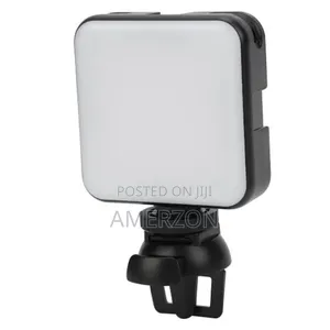 Video Light With Clip and 3 Cold Shoe Connector