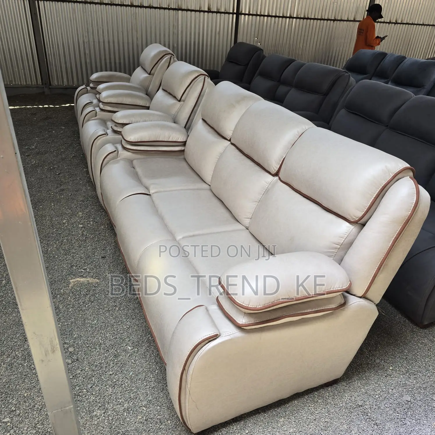 Neat 5 Seater Semi Recliner Sofa Set 3,1,1