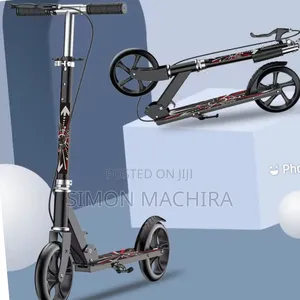 Adjustable Metallic Scooter With Brakes