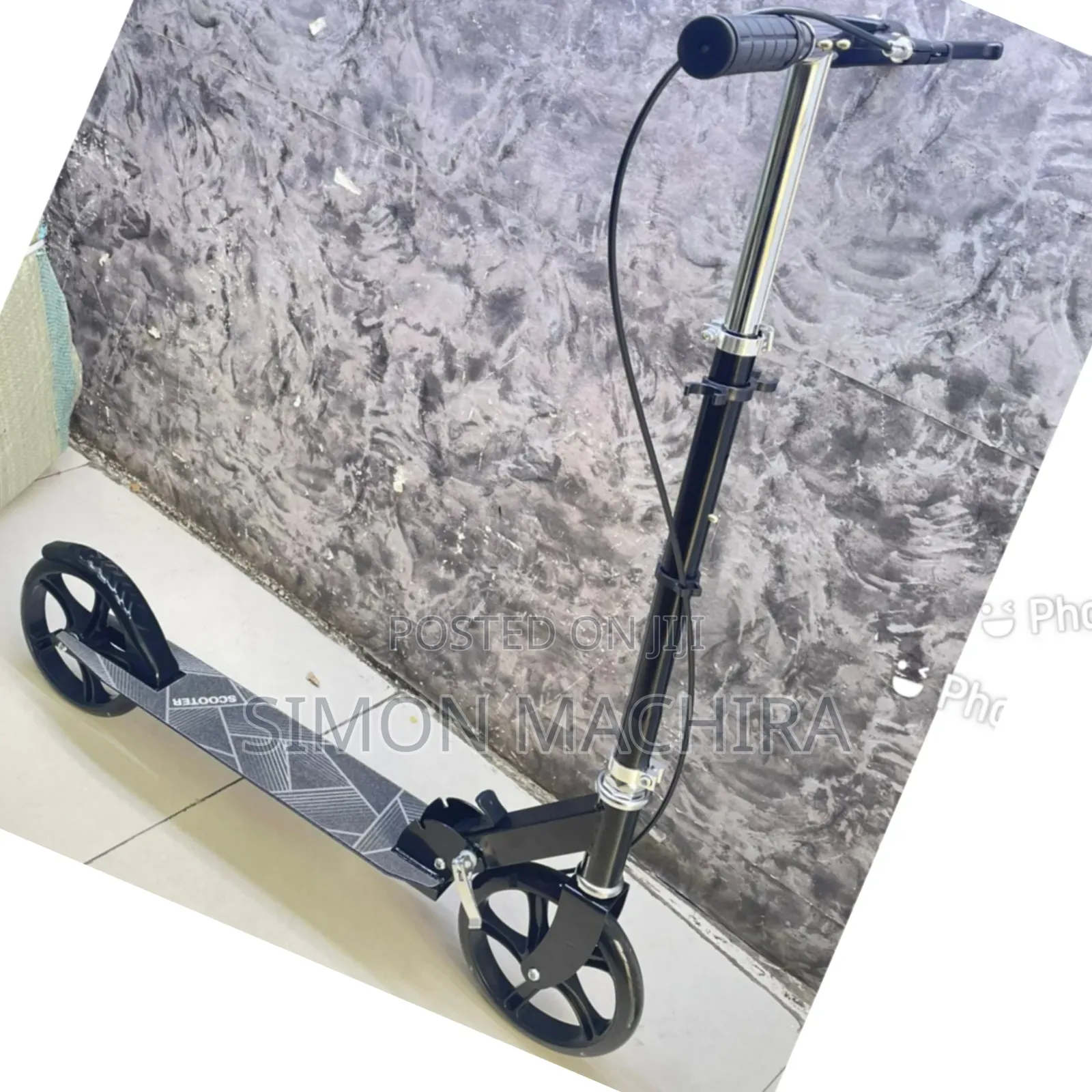 Adjustable Metallic Scooter With Brakes