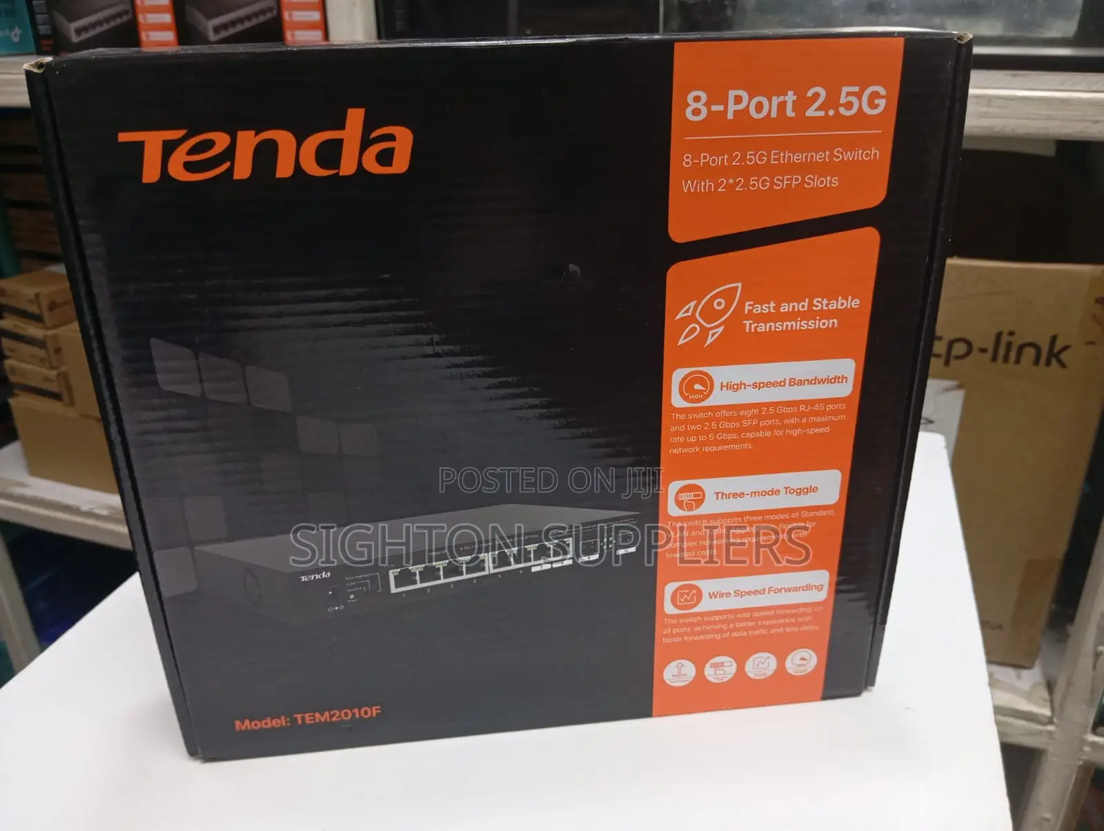 Tenda Tem2010f 8-Port 2.5gbe and 2-Port SFP