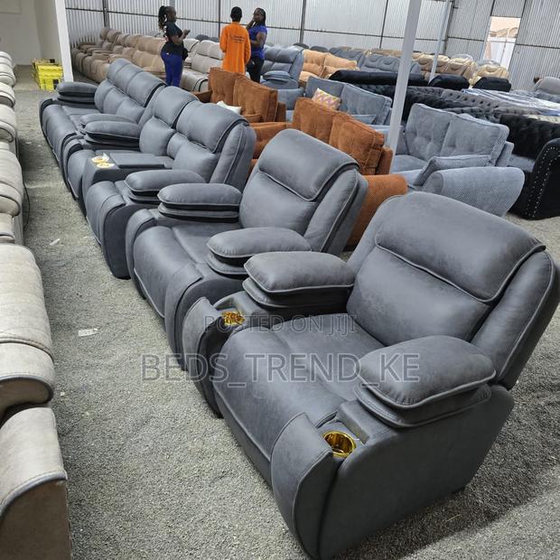 Inspiring 7 Seater Semi Recliner Sofa 1,1,2,3