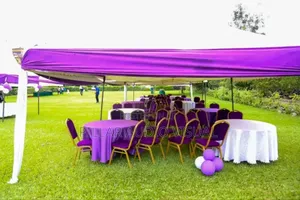 Wedding Set Up! Tents Seats Tables 