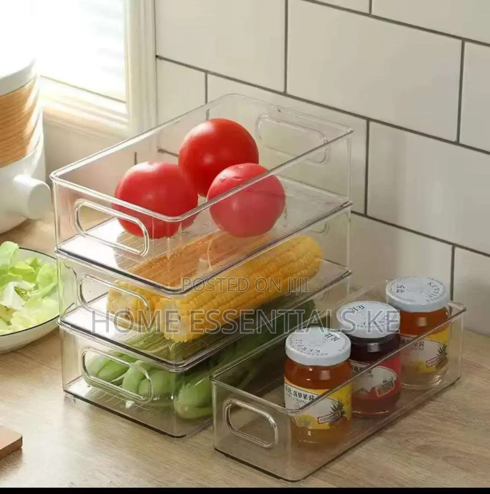 Acrylic Multipurpose Organizer /Fridge Storage-25.5*10*7.6cm