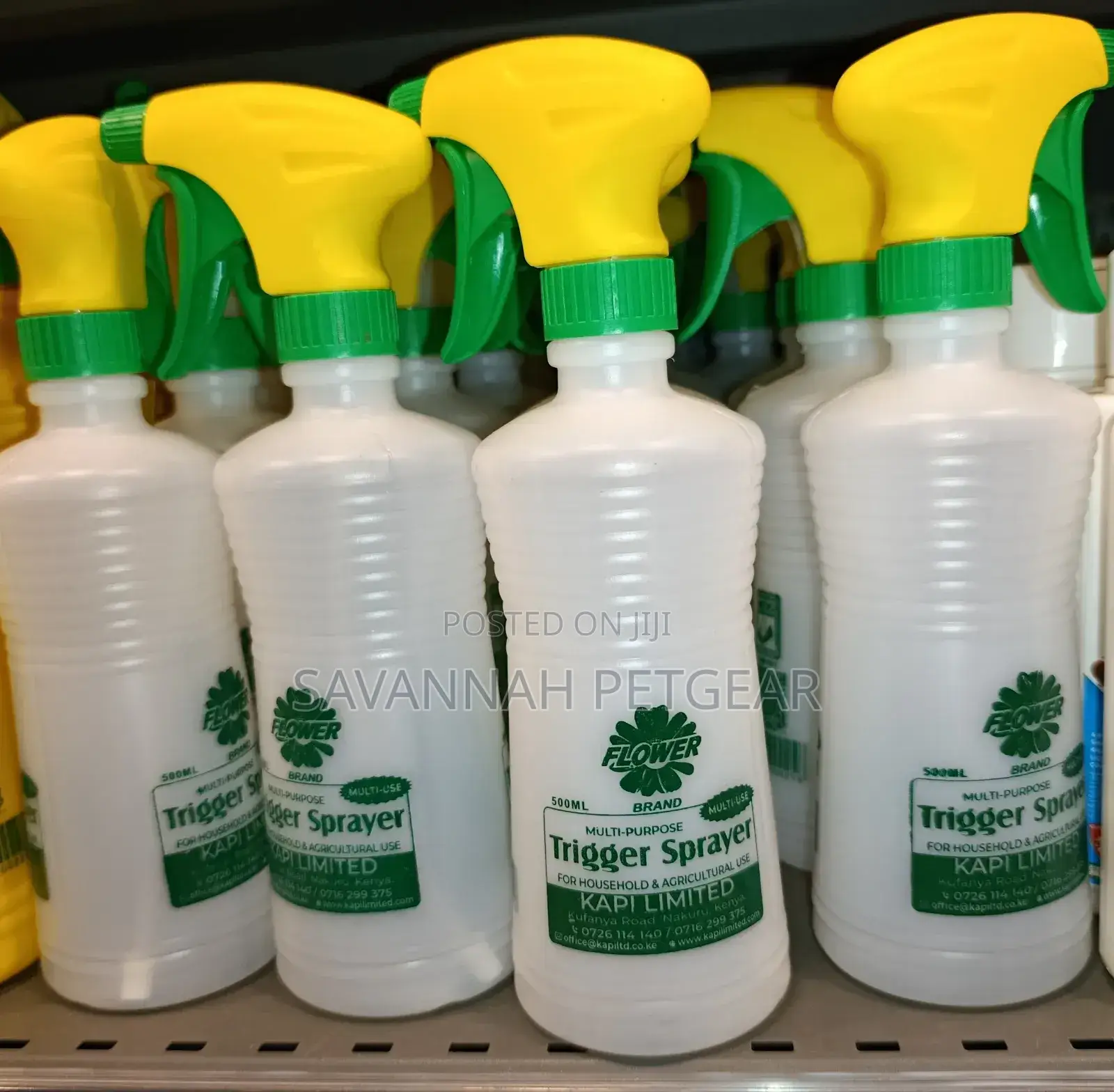 Flower Italian Multipurpose Trigger Sprayer White 0.5 Litre