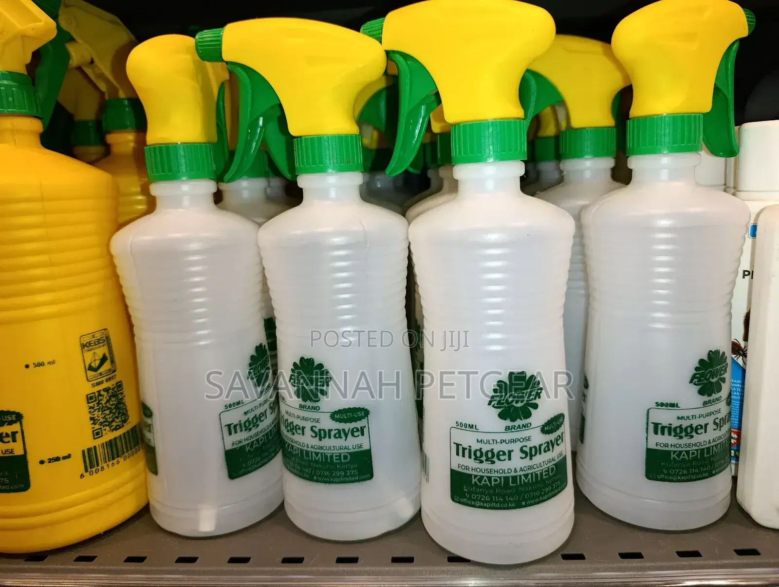Flower Italian Multipurpose Trigger Sprayer White 0.5 Litre