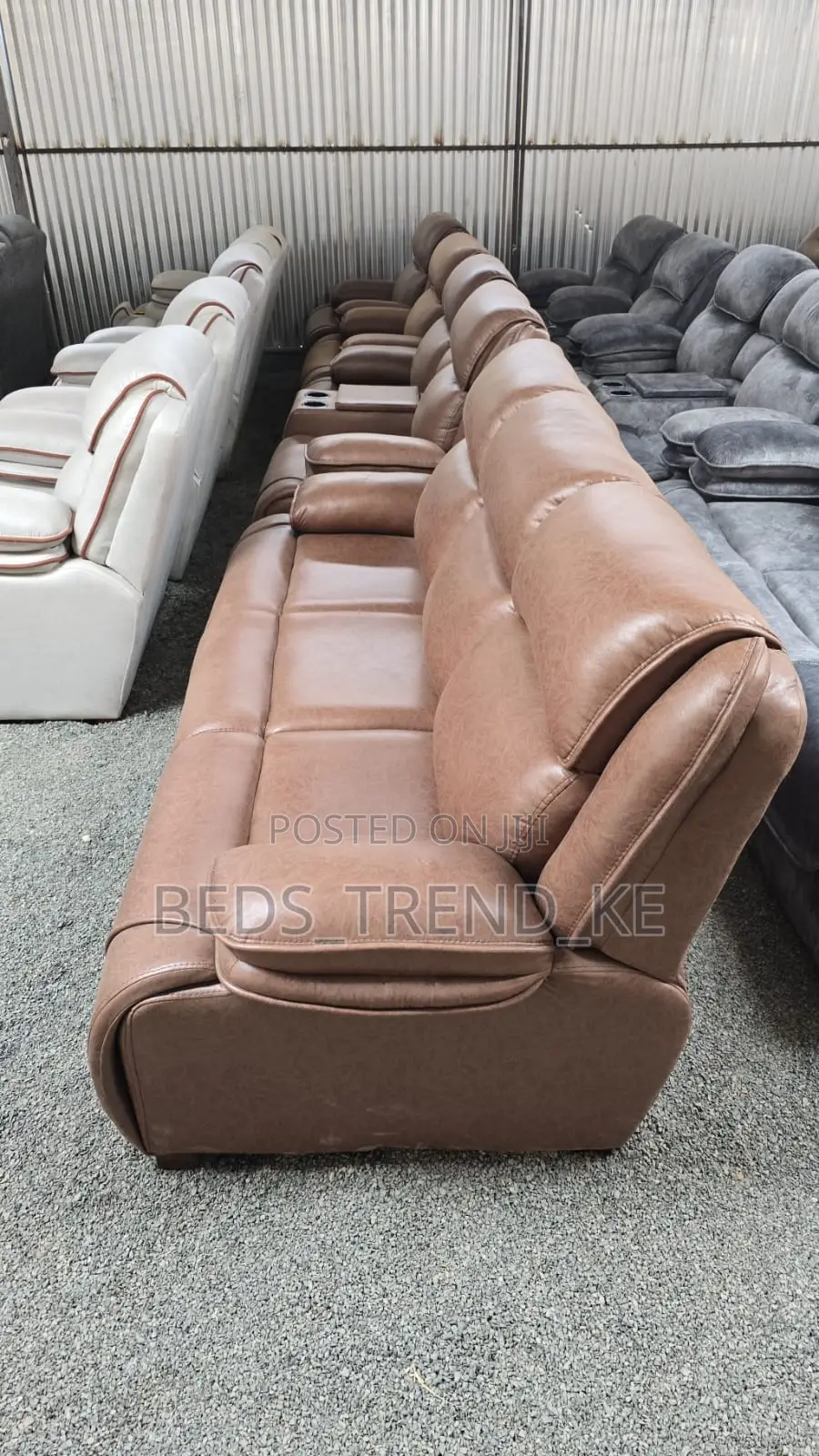 Super 7 Seater Semi Recliner Sofa 3,2,1,1