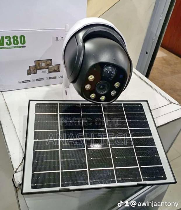 V380 Pro Wifi Solar PTZ Camera , Tilt Rotating 4g Solar - main view
