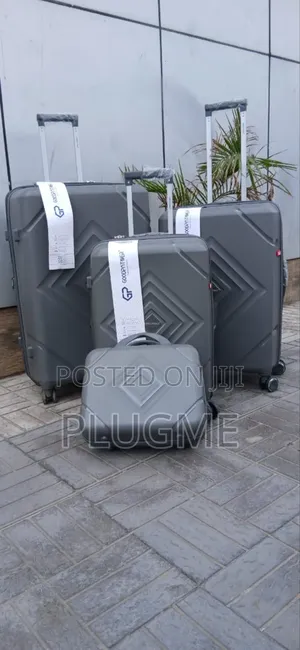 4 in 1 Luxurious Rubber Unbreakable Suitcase