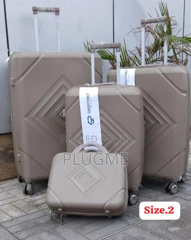 4 in 1 Luxurious Rubber Unbreakable Suitcase - thumbnail 4