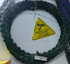 Galvanized Razor Wire Green