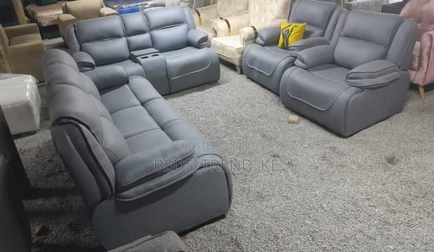 Fine 7 Seater Semi Recliner Sofa 3,2,1,1