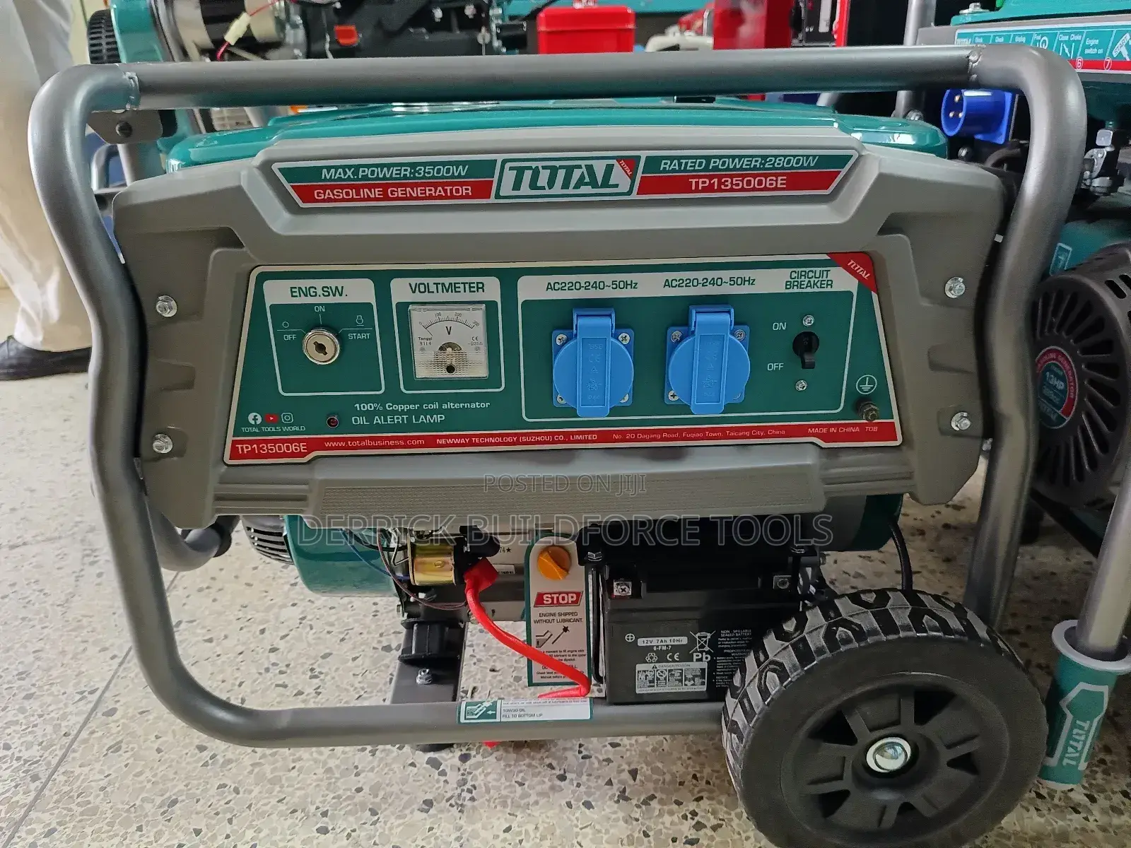 Total 3.5kw Gasoline Generator
