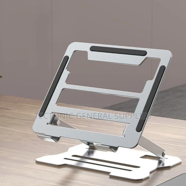 *Portable Adjustable Aluminium Laptop/Tablet Stand - thumbnail 4