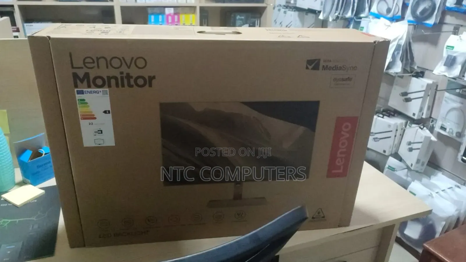 Lenovo L27h-4a 27" QHD Monitor, Integrated Speaker