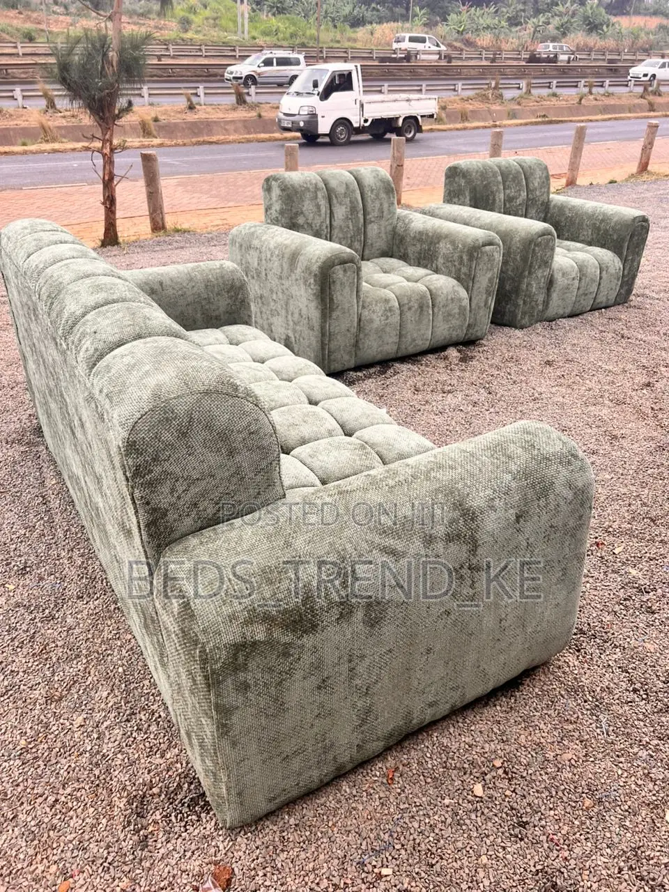 Ultra-Comfy 5 Seater Bubble Sofa Set 3,1,1