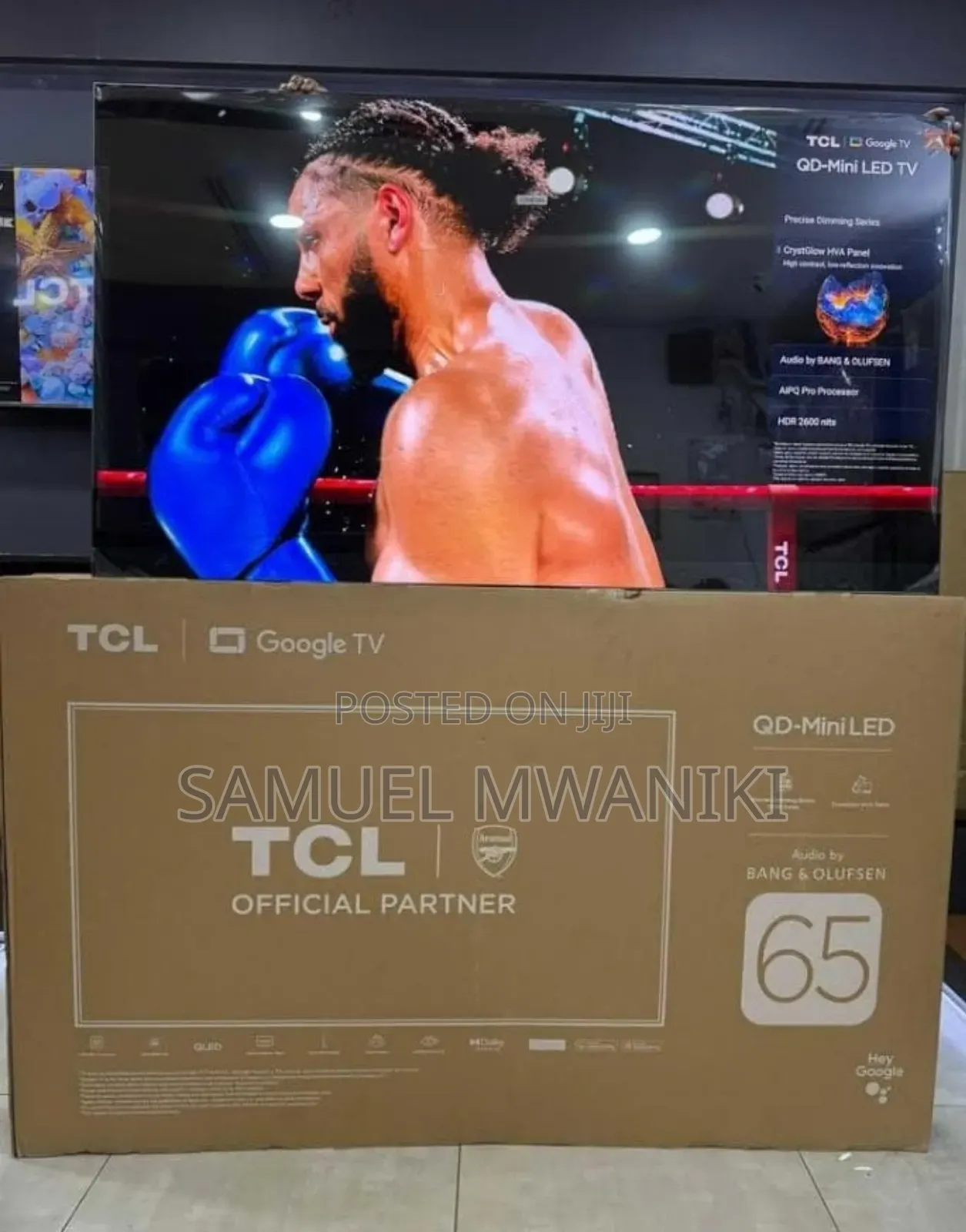 TCL 65′′ C6k 144hz Premium Qd-Miniled Uhd Google Tv New Model