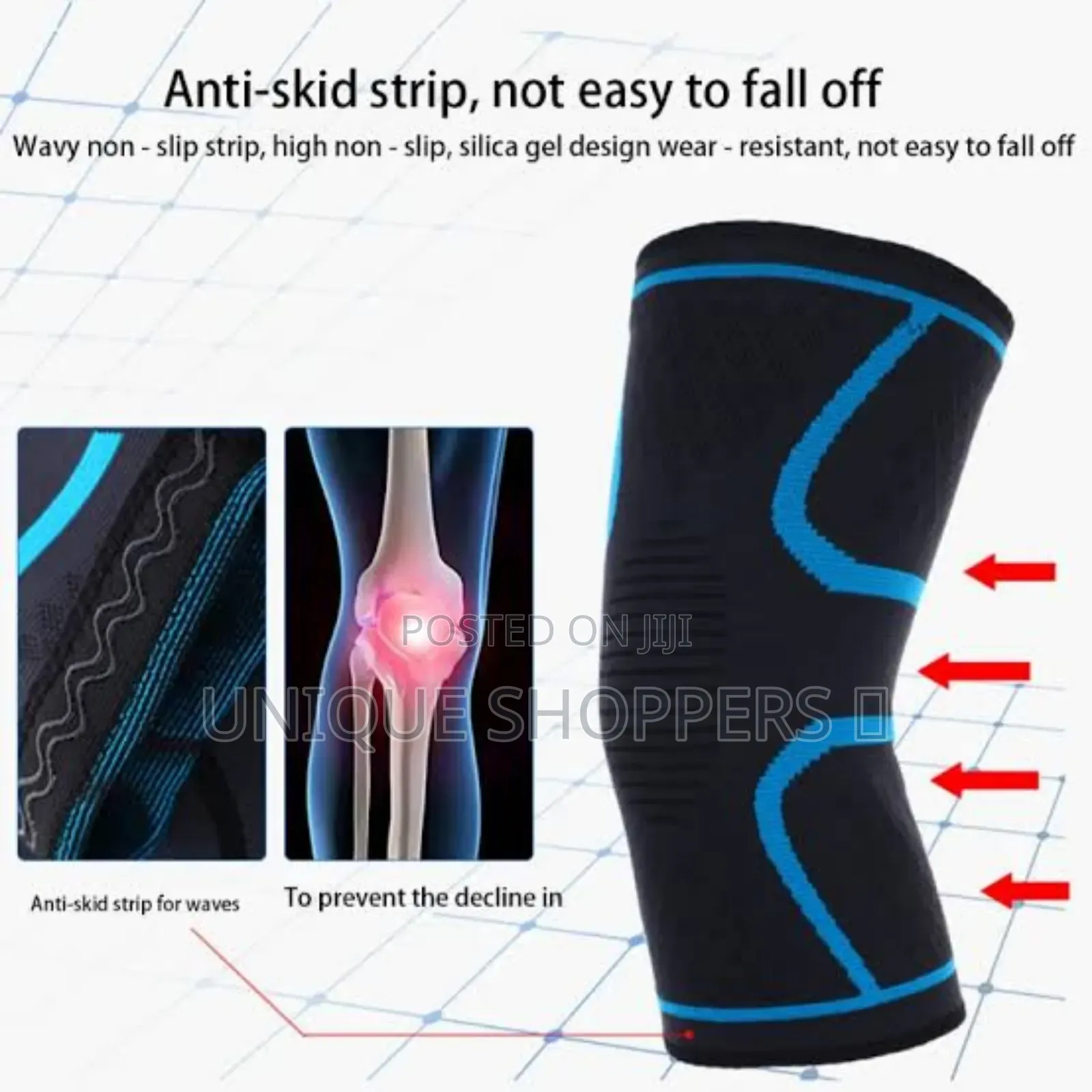 Quality Knee Compression Sleeve/ Knee Support*