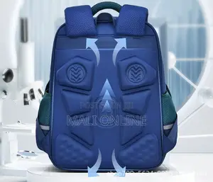 3d Laminated Unisex School Backpack For Kids Waterproof Bookbag