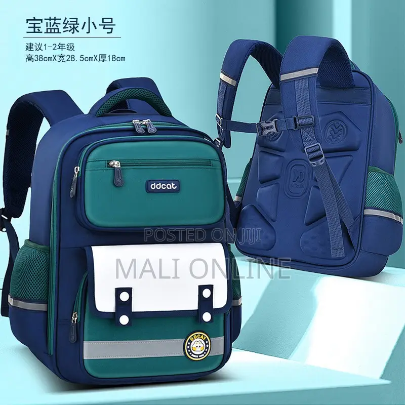 3d Laminated Unisex School Backpack For Kids Waterproof Bookbag