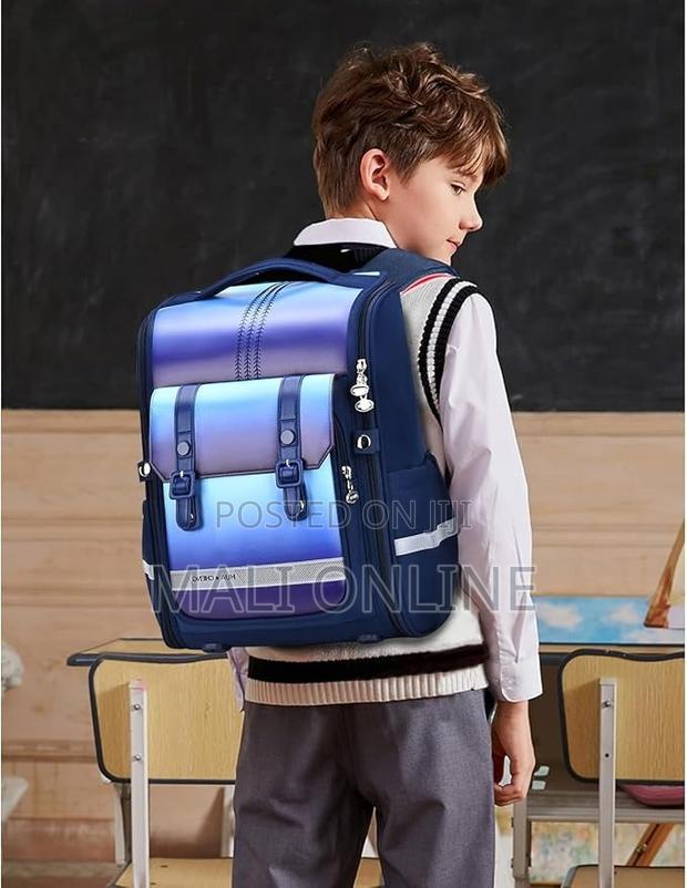 Large Capacity Kids School Backpack Waterproof Reflective Safety Bag