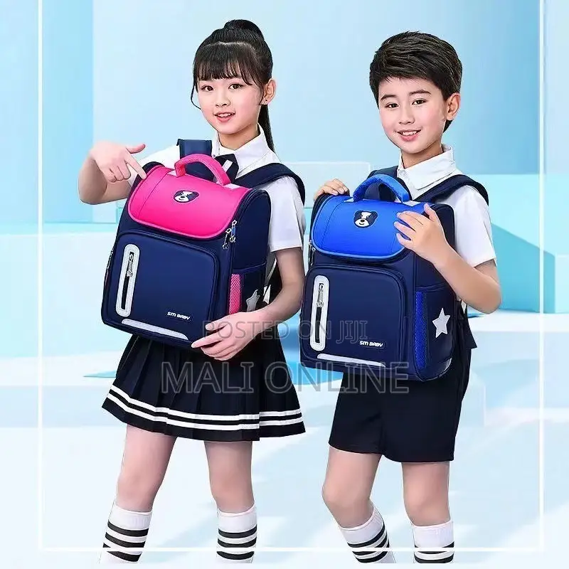 Orthopedic Waterproof Kids School Backpack Cartoon School Bag Bookbag